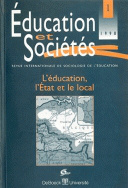 Éducation et Sociétés, n° 1/1998