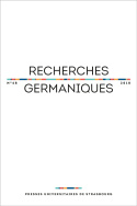 Recherches germaniques, n° 48/2018