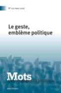 Mots. Les langages du politique, n° 110/2016