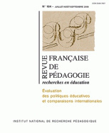 Revue française de pédagogie, n° 164/2008