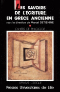 Les savoirs de l'écriture. En Grèce Ancienne