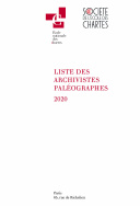 Liste des archivistes paléographes 2020