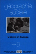 Géographie sociale, n°09/mars 90