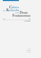 Cahiers de la Recherche sur les Droits Fondamentaux, n° 18/2020