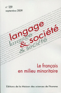 Langage et société, n° 129/septembre 2009