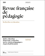 Revue française de pédagogie, n°220/2023