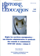 Histoire de l'éducation, n° 146/2016