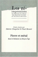 Pierre et métal dans le bâtiment au Moyen Âge