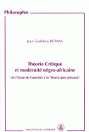 Théorie critique et modernité négro-africaine