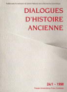 Dialogues d'histoire ancienne, n° 24-1/1998