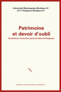 Patrimoine et devoir d'oubli