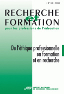 Recherche et formation, n° 52/2006