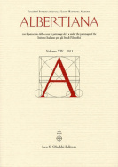 Albertiana, volume XIV/2011