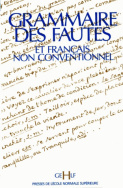 Grammaire des fautes et français non conventionnel