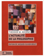 L'actualité de la philosophie