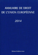 Annuaire de droit de l'Union européenne 2014