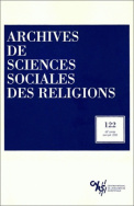 Archives de sciences sociales des religions, n° 122/2002