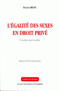 L'égalité des sexes en droit privé