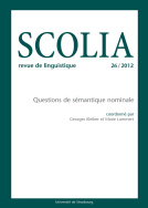 SCOLIA, n°26/2012