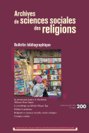 Archives de sciences sociales des religions, n° 200/2022