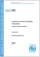 La reprise des études universitaires à l'âge adulte