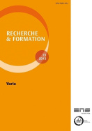 Recherche et formation, n° 73/2013