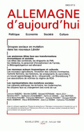 Allemagne d'aujourd'hui, n° 144/avril-juin 1998