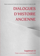 Dialogues d'histoire ancienne, supplément n° 12/2014