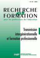 Recherche et formation, n° 45/2004