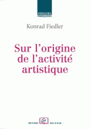 Sur l'origine de l'activité artistique