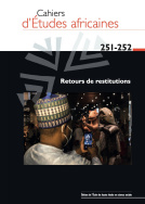 Cahiers d'études africaines, n° 251-252