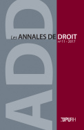 Les Annales de droit, n° 11/2017