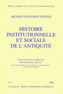 Revue d'histoire des institutions méditerranéennes, n° 3/1999