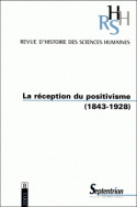 Revue d'Histoire des Sciences Humaines, n° 8/2003