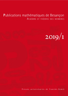 Publications mathématiques de Besançon, 2019/1