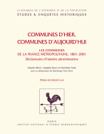 Communes d'hier, communes d'aujourd'hui