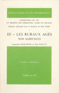 Conditions de vie et besoins des personnes âgées en France