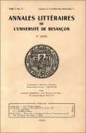 Annales littéraires de l'université de Besançon