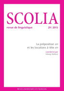 Scolia, n°29/2015