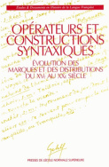 Opérateurs et constructions syntaxiques