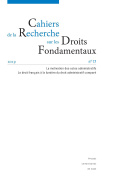 Cahiers de la Recherche sur les Droits Fondamentaux, n° 17/2019