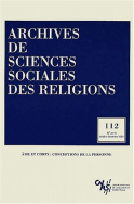 Archives de sciences sociales des religions, n° 112/2000