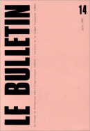 Actes sémiotiques, bulletin, n° 14/juin 1980