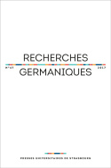 Recherches germaniques n° 47/2017