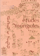 Etudes mongoles, n° 1/1970