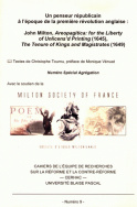 Un penseur républicain à l'époque de la première révolution anglaise : John Milton