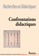 Recherches en Didactiques, n° 20/décembre 2015