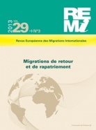 Revue Européenne des Migrations Internationales, Volume 29, n° 3/2013