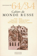 Cahiers du monde russe n° 64/3-4