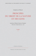 Principes du droit de la nature et des gens, Tome 1 (Nouvelle édition)